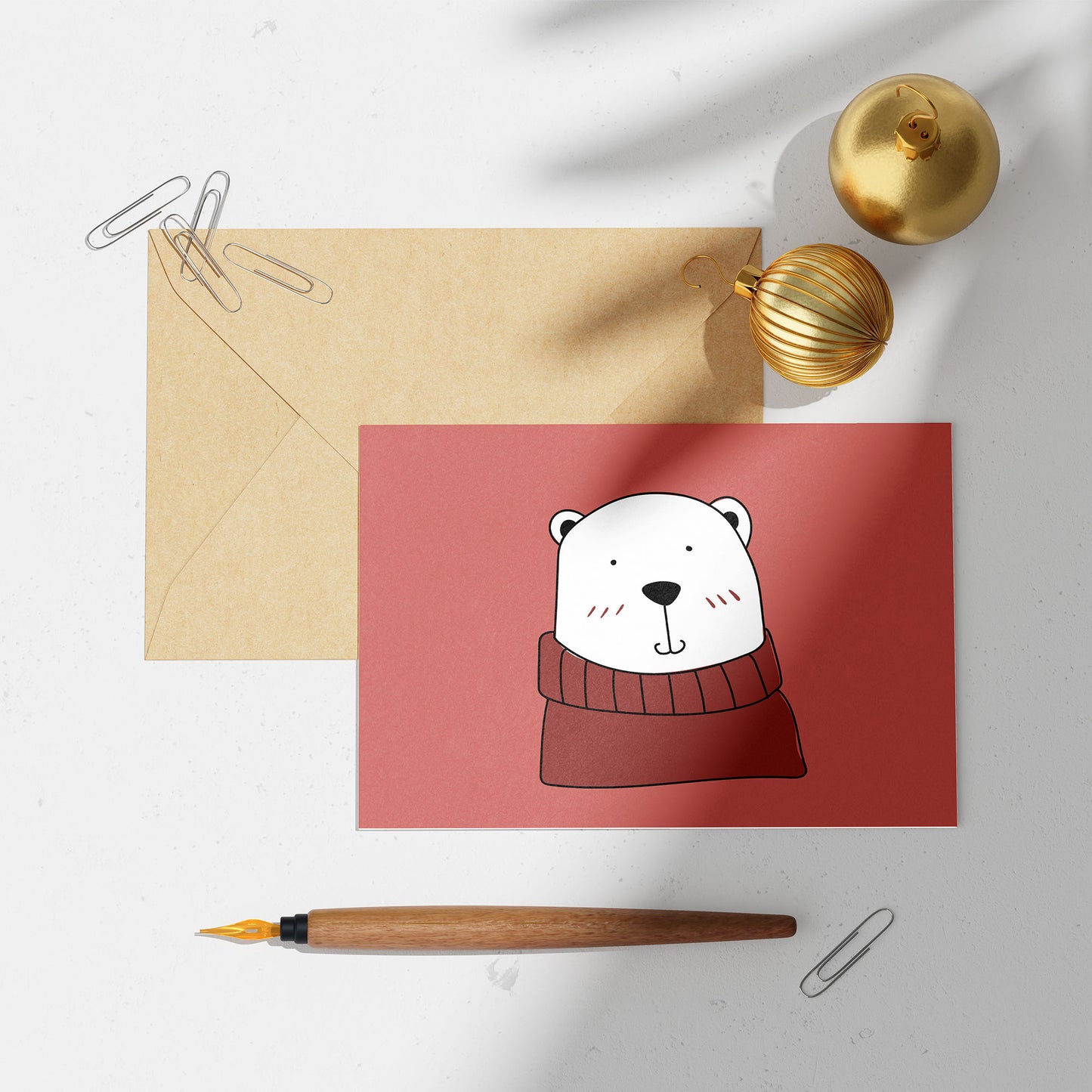 Digital Greeting Card With Envelope 5"x7" - Christmas Edition Vol.1