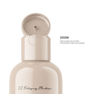 Plastic Flip Top Bottle - 50 ml