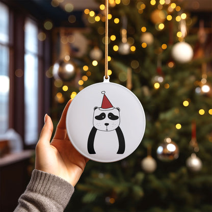 Digital Ceramic Christmas Ornament Mockup