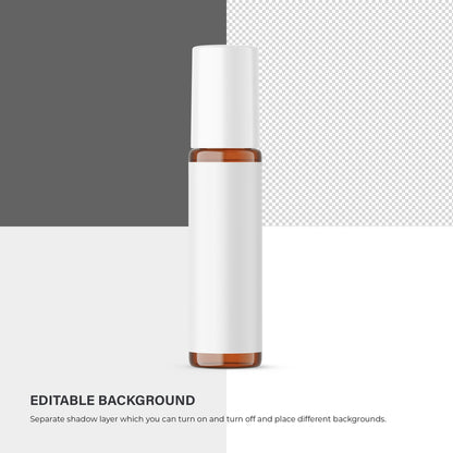 Amber Roller Bottle - Editable Lid