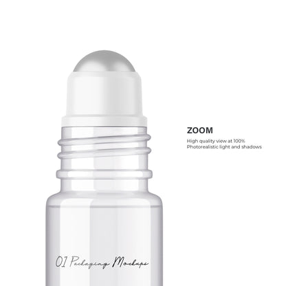 Clear Roller Bottle - Editable Lid