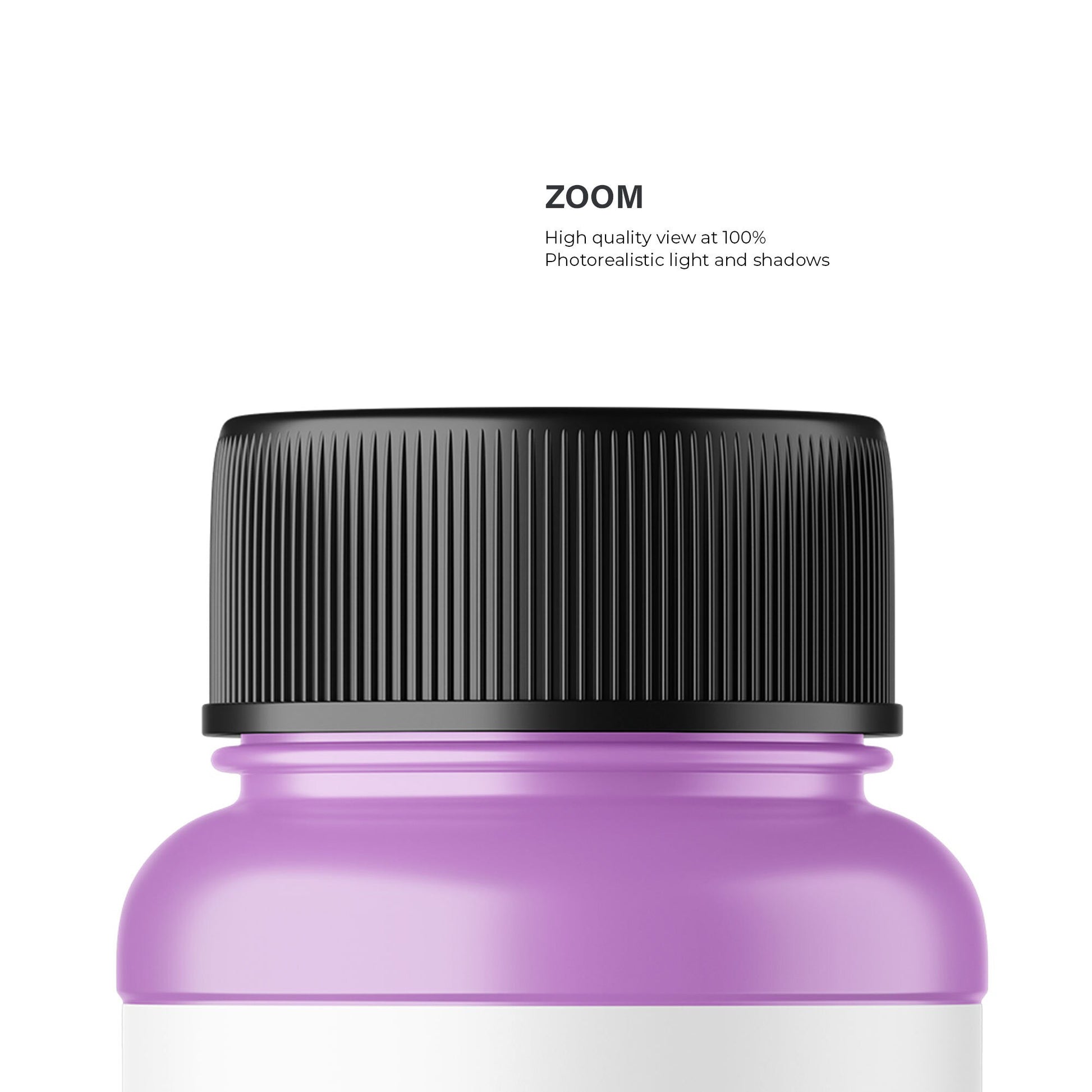 Digital Plastic Container / Pills Bottle - Cosmetic Product Mockup - PSD / PNG / JPG