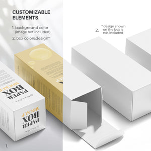 Digital Lying Paper Boxes Mockup - PSD / PNG / JPG