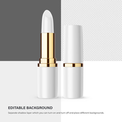 Digital Plastic Lipstick - Cosmetic Mockup - PSD / PNG / JPG