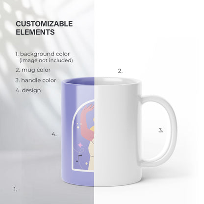 Digital Ceramic Mug Mockup - PSD / PNG / JPG