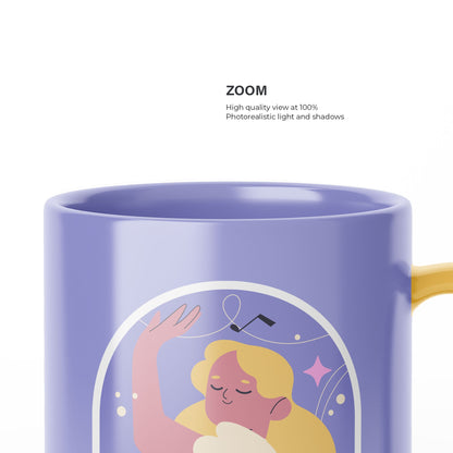 Digital Ceramic Mug Mockup - PSD / PNG / JPG