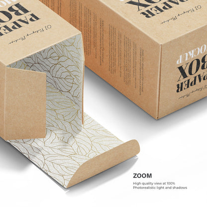 Digital Lying Cardboard Boxes Mockup - PSD / PNG / JPG