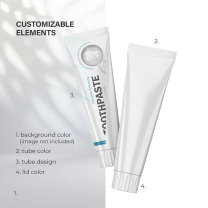 Digital Plastic Toothpaste Tubes - Mockup - PSD / PNG / JPG