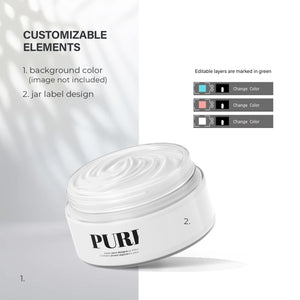 Digital Clear Cream Jar - Cosmetic Mockup - PSD / PNG / JPG