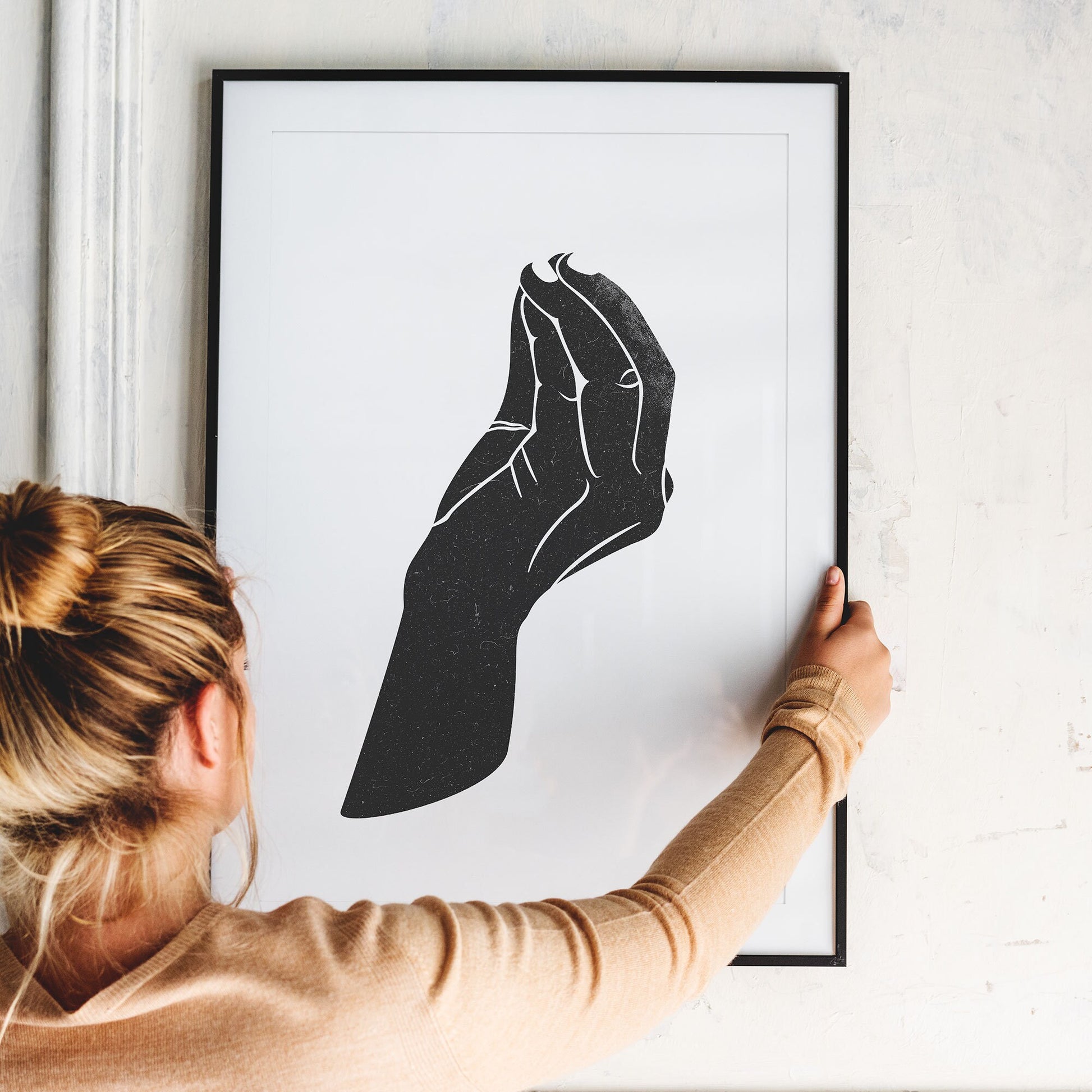 Italian Language Gesture - Funny Digital Illustration | Ready to Print Wall Art