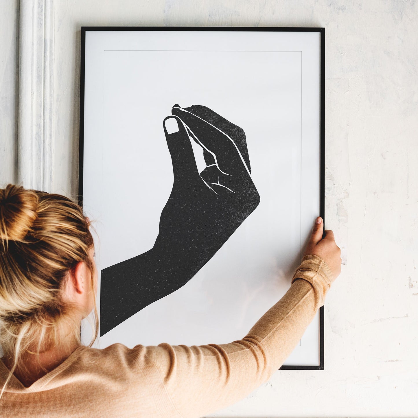 Italian Language Gesture - Funny Digital Illustration | Ready to Print Wall Art