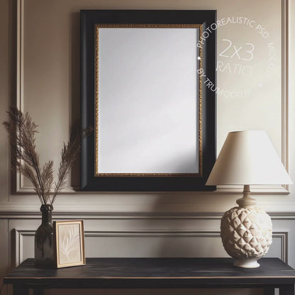 Picture Frame Mockup - 2:3 Frame Ratio - Victorian Style