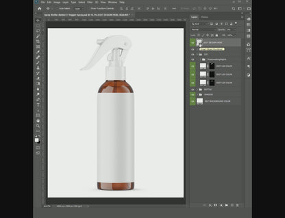 Amber Trigger Spray Bottle