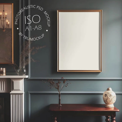 Picture Frame Mockup - ISO Frame Size - Victorian Style